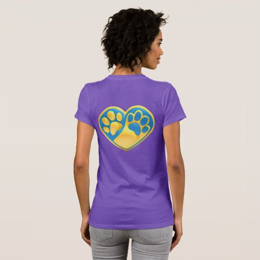 T-Shirt Happier dog (Achterkant volledig)