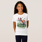 T-Shirt "Happy Cow" Pixel-Art (Voorkant volledig)