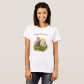 T-shirt Happy Easter Day - Feest - Traditie (Voorkant volledig)