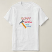  T-Shirt happy labour day (Design voorkant)
