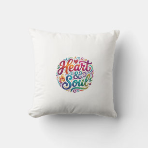T-shirt 'Hart & Ziel'–Inspirerende Liefde & Passie Kussen