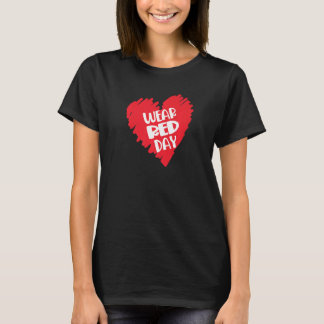 T-shirt Hartgezondheidsmaand Februari Amerikaans H