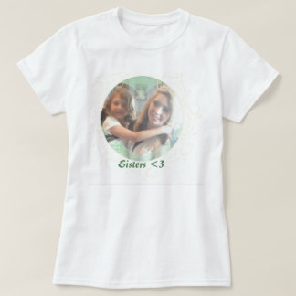 T-shirt, hartvormige foto-inzet t-shirt