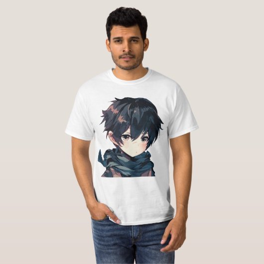 T-shirt "Haruki Anime Dream" (Voorkant volledig)