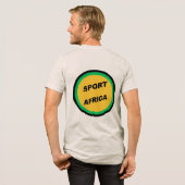 T-shirt havermout man SPORT AFRICA (Voorkant)