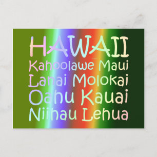 T-SHIRT Hawaii Briefkaart