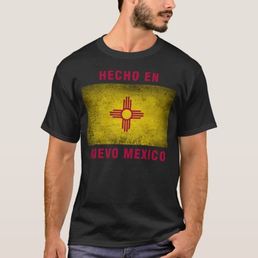 T-Shirt - Hecho en Nuevo Mexico Flag (Voorkant)