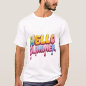 T-shirt Hello Summer (Voorkant)