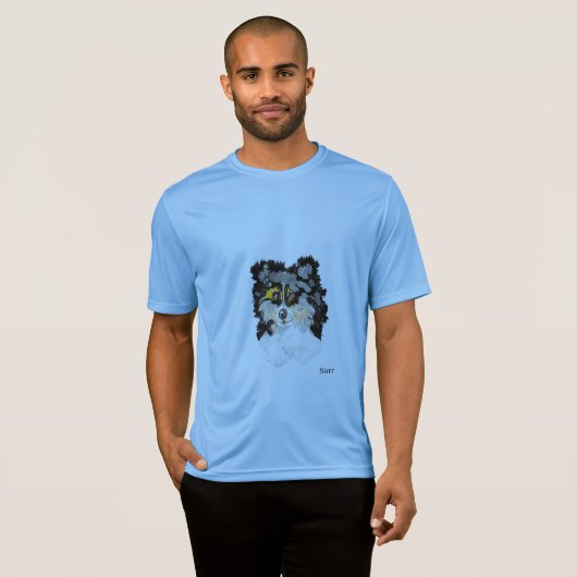 T-shirt : Heren als een puppy (Voorkant volledig)