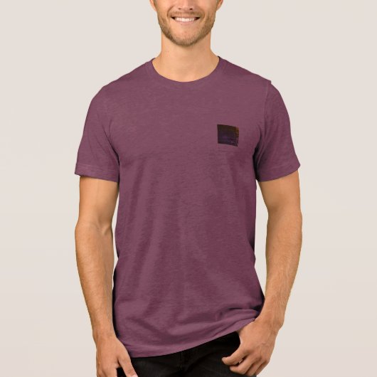 T-Shirt Heren BELLA TRI BLEND COOL ECO STYLE (Voorkant)
