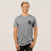 T-shirt Heren BELLA TRI BLiksemontwerp (Voorkant volledig)