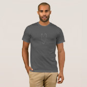 T-SHIRT HEREN KUNST EN ONTWERP (Voorkant volledig)