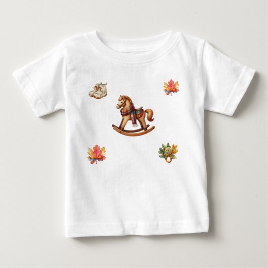T-shirt-Herfst Baby shower Jersey (Voorkant)