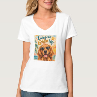 T-shirt - Het gouden leven leiden