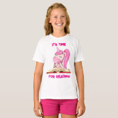 T-shirt Het is tijd voor lezen  (Voorkant volledig)