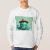 T-shirt Het koele monster met Pet (Voorkant)