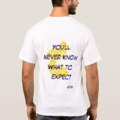 T-shirt : Het leven is een chips (Achterkant)