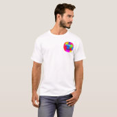 T-shirt: Het leven is er! En dat is haar doel. T-shirt (Voorkant volledig)