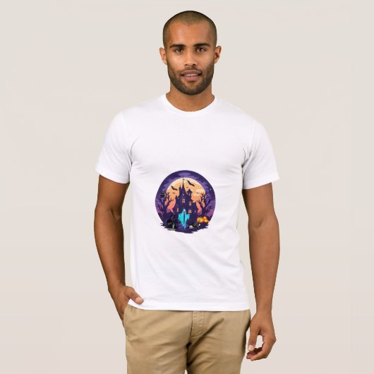 T shirt Het spookhuis (Voorkant volledig)