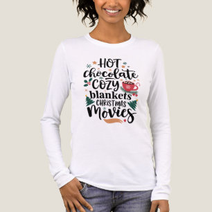 T-Shirt-Hete Chocolade & Kerstsfeer Tri-Blend Shirt