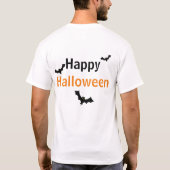T-shirt - hey BOO Ghost / vleermuizen (Achterkant)