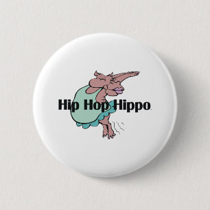 T-SHIRT Hip Hippo Ronde Button 5,7 Cm