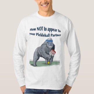 T-Shirt hoe niet te verschijnen aan je pickleball