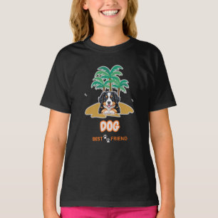 T-shirt 'Hond Beste Vriend'   Mooie Pootafdruk Hon