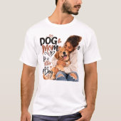 T-Shirt 'Hond Moeder Team' – Wit (Voorkant)