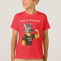 T-shirt hond, Thug Life Duitse Herder T-shirt