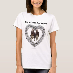 T-Shirt-honden zijn beter dan diamanten T-shirt