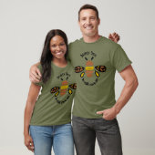 T-shirt-honey bee - kaki-groen t-shirt (Unisex)