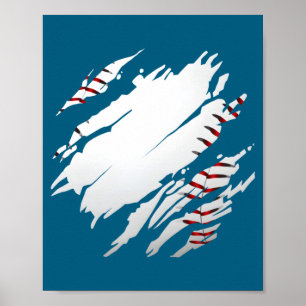 T-shirt honkbal honkbal poster