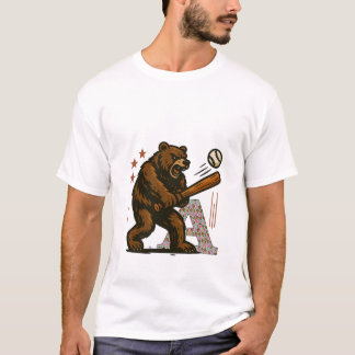 T-shirt honkbalspeler