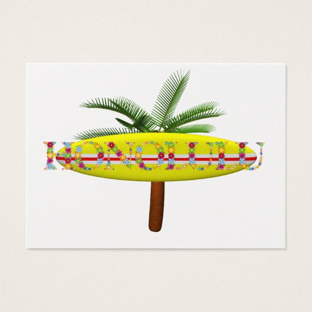 T-SHIRT Honolulu Visitekaartje (Voorkant)