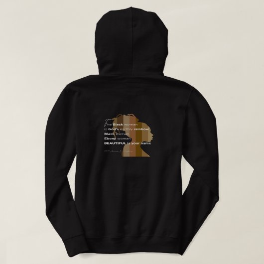 T-Shirt Hoodie (Design achterkant)
