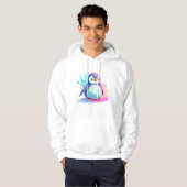 T-Shirt Hoodie Penguin Colorful Gift (Voorkant volledig)