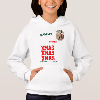 T-Shirt Hoodie pullover foto naam kind kerst