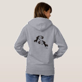 T-shirt hoodie : Shih Tzu Puppies (Achterkant volledig)