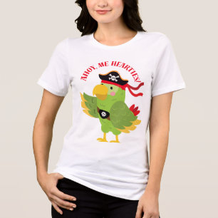 T-shirt / hoodies piraat Ahoy, me hearties design