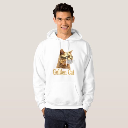 T-shirt Hoodli Gouden Kat (Voorkant volledig)