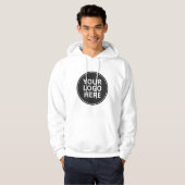 T-Shirt Hoody, je Logo hier (Voorkant volledig)