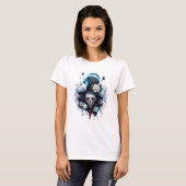 T-shirt Hoofd van Sorcière Macabre (Voorkant volledig)