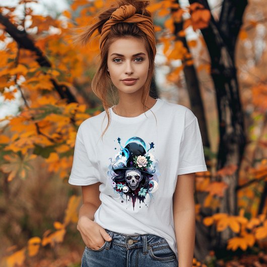 T-shirt Hoofd van Sorcière Macabre