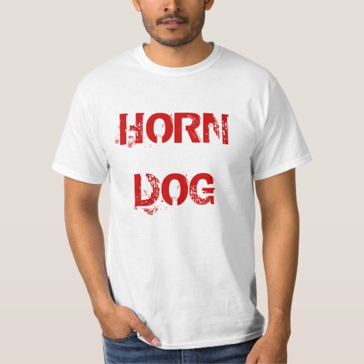 T-shirt "Horn Dog" (Voorkant)