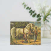 T-SHIRT Horse Royalty Briefkaart (Staand voorkant)