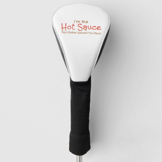 T-SHIRT Hot Sauce Humor Golfheadcover (Voorkant)