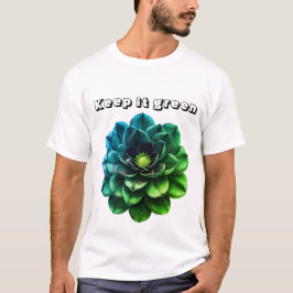 T-shirt houdt het groen