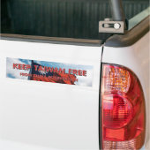 T-SHIRT houdt Taiwan vrij Bumpersticker (Op Truck)
