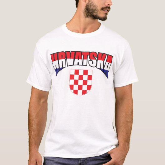 T-Shirt - Hrvatska (Voorkant)